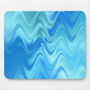 Mousepad Abstrato Azul ondulado