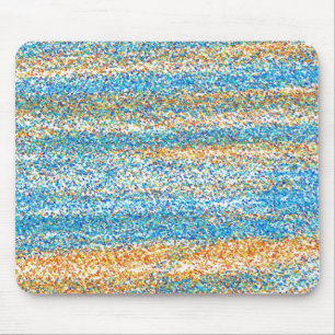 Mousepad Abstrato brilhante azul Dourado
