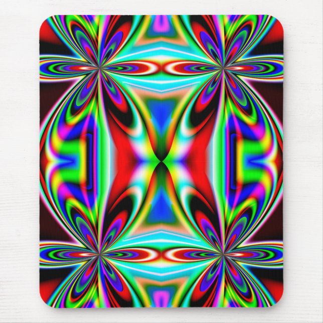 Mousepad Abstrato Caleidoscópio Design-11438 colorido (Frente)