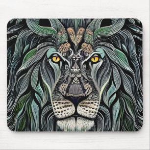 Mousepad Abstrato Chique King Lion
