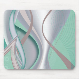 Mousepad Abstrato Chocolate Mint Tornado
