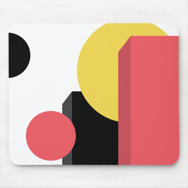 Mousepad Abstrato, colorido, moderno, simples, design vibra (Frente)