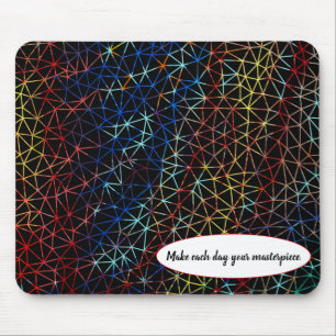 Mousepad abstrato com design de cabo com aspas