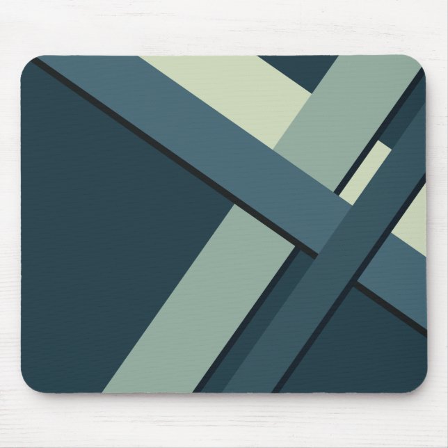 Mousepad Abstrato com faixa verde (Frente)