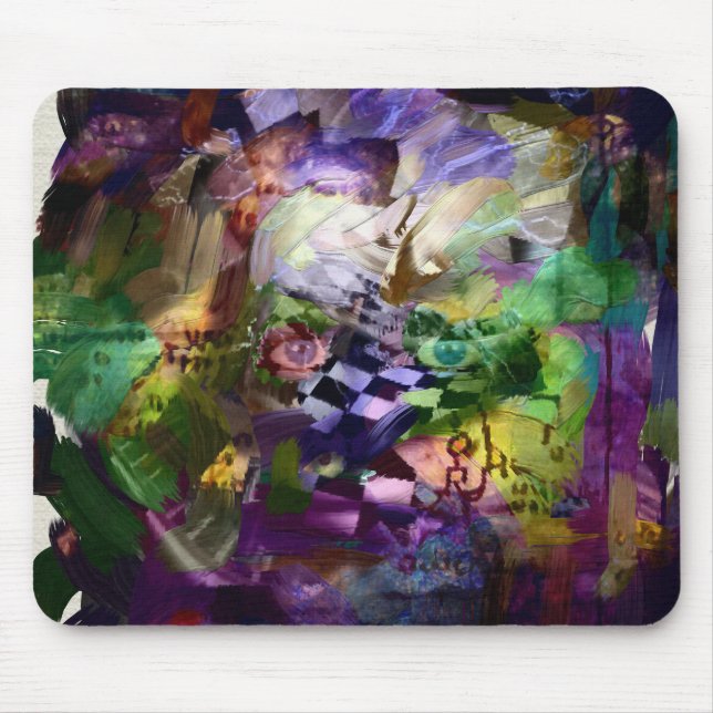 Mousepad Abstrato com símbolos (Frente)
