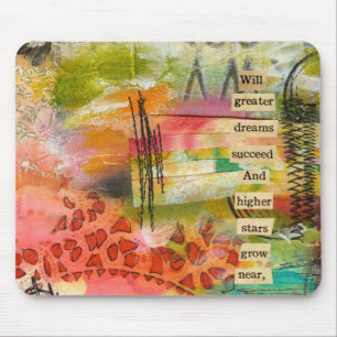 mousepad abstrato da flor