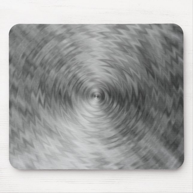 Mousepad Abstrato de aço metálico escovado (Frente)