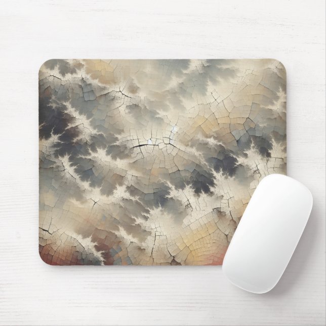 Mousepad Abstrato de fissura texturizada (Com mouse)