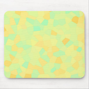 Mousepad Abstrato de formas amarelas e verdes