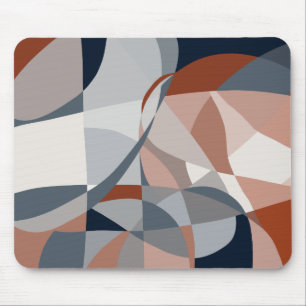 Mousepad Abstrato de Marinho e ferrugem (XIV)