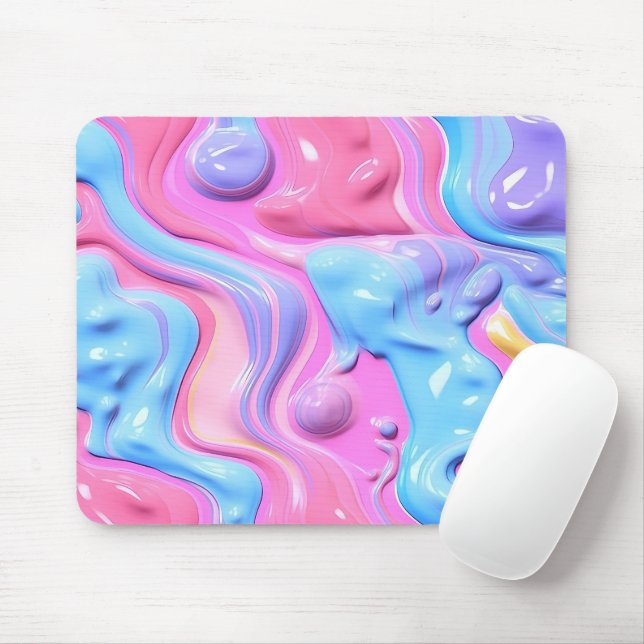Mousepad Abstrato de plástico borbulhante (Com mouse)