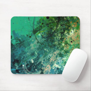 Mousepad Abstrato de ruído verde