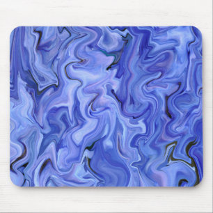Mousepad Abstrato de seda azul