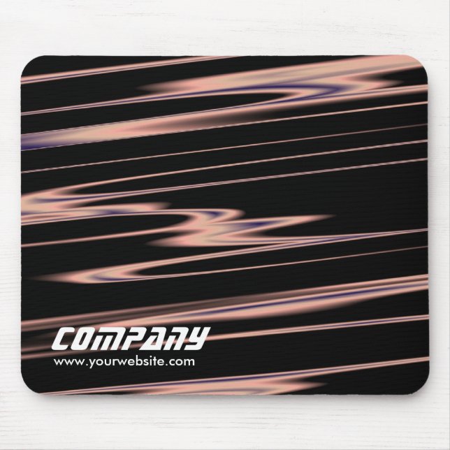 Mousepad Abstrato de trands de cobre, empresa (Frente)
