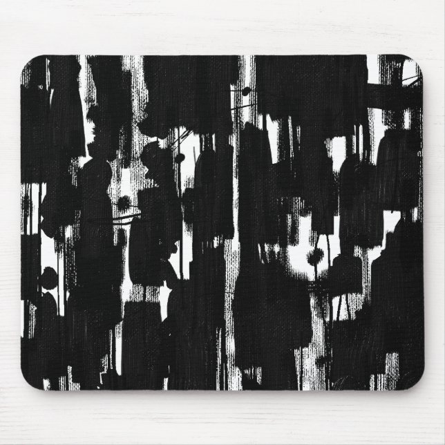 Mousepad Abstrato em preto (Frente)