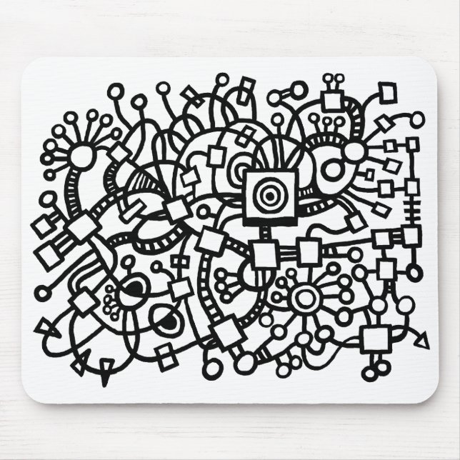 Mousepad Abstrato Estrutura (Frente)