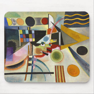 Mousepad Abstrato Expressionista de Kandinsky Trabalho de a