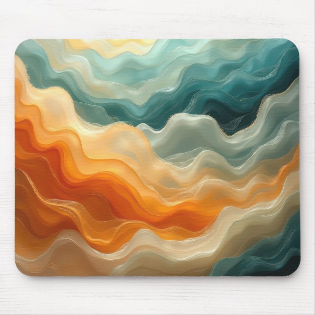 Mousepad Abstrato Fluid Wave (Frente)