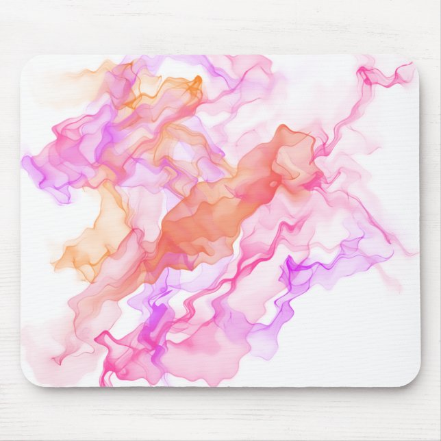 Mousepad Abstrato Fractal Smoke (Frente)
