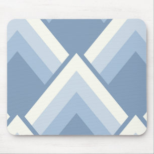 Mousepad Abstrato geométrica, azul e esbranquiçada 2
