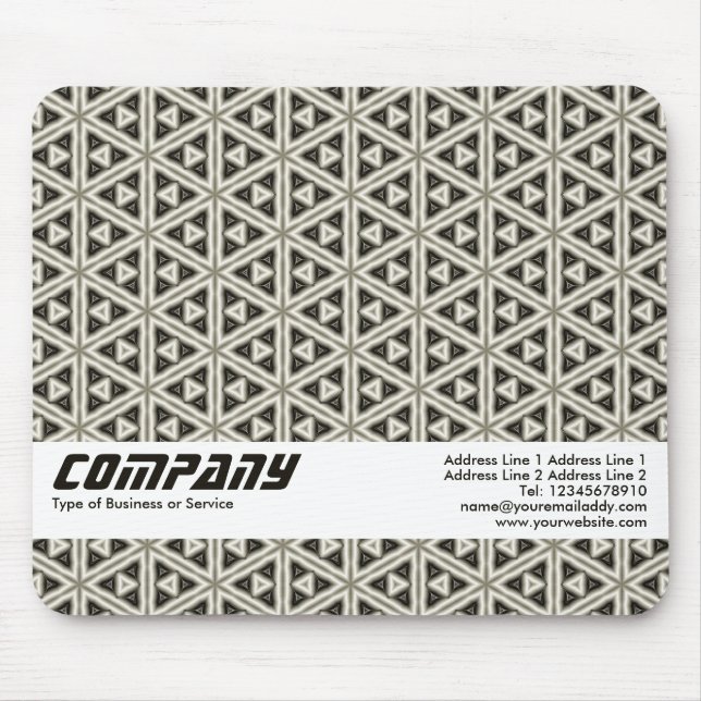 Mousepad Abstrato geométrico, empresa (Frente)