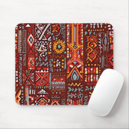 Mousepad Abstrato geométrico face trabalho de arte 1224 - M