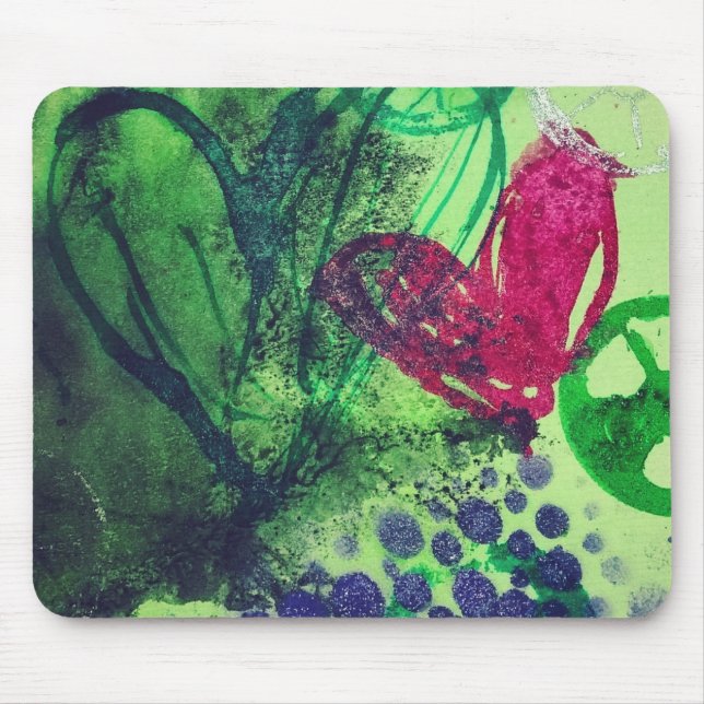 Mousepad Abstrato Hearts (Frente)