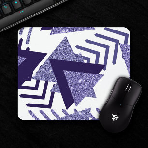 Mousepad abstrato Legal dos anos 80 Paixão Púrpura Padrão