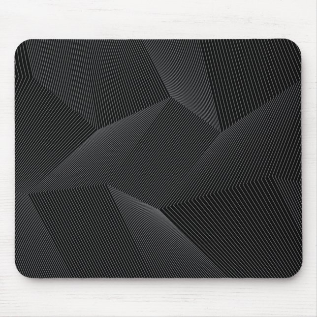 Mousepad Abstrato, moderno, simples, padrão dinâmico de lin (Frente)