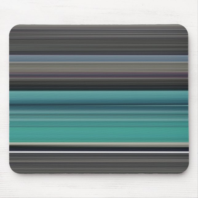 Mousepad Abstrato nº 1: Teal e cinzas (Frente)