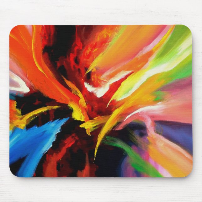 Mousepad Abstrato: Pintura de Serdar Hizli (Frente)
