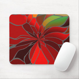 Mousepad Abstrato Poinsettia