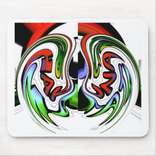 Mousepad Abstrato Profile Art Impressão