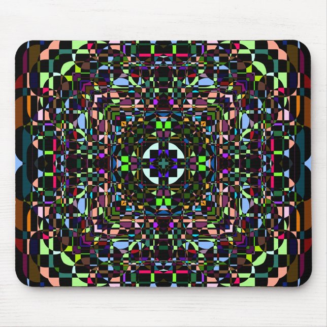 Mousepad Abstrato Psicodélico (Frente)