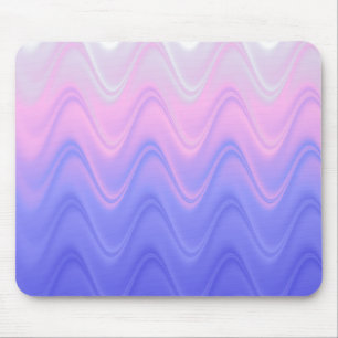 Mousepad Abstrato púrpura, cor-de-rosa ondulada
