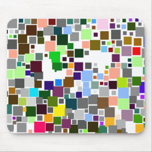 Mousepad Abstrato Quadrados