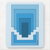 Abstrato retangular em azul