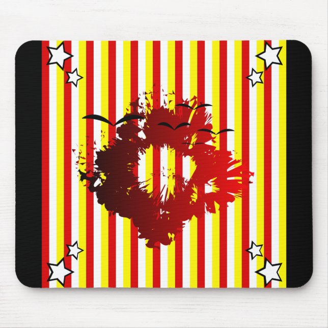 Mousepad Abstrato riscado (Frente)