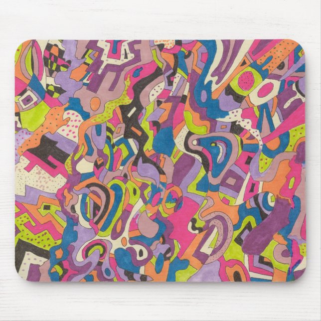 Mousepad abstrato "Samba" (Frente)