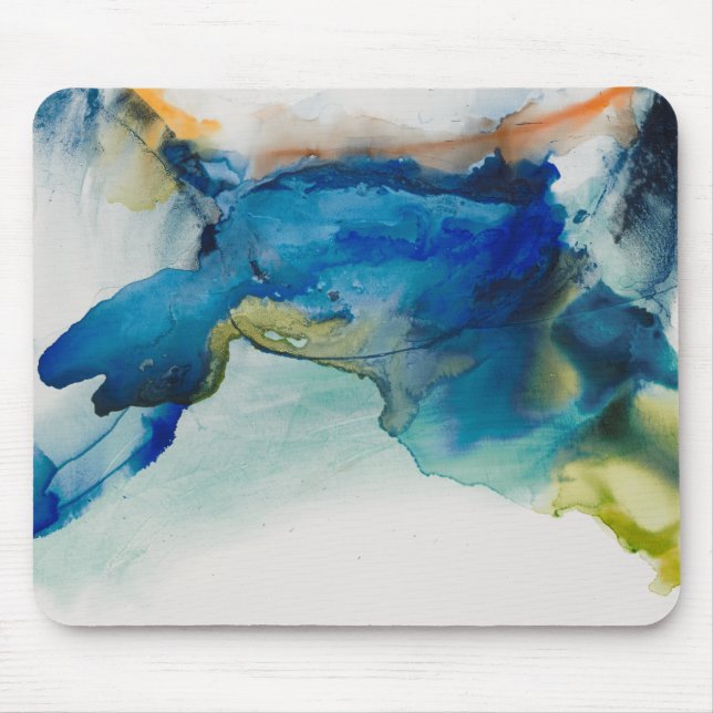 Mousepad Abstrato Terrain - Azul (Frente)