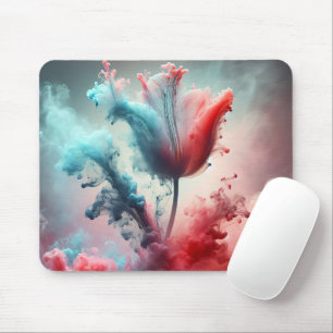 Mousepad Abstrato Tulip Com Nuvens De Enfumaçado