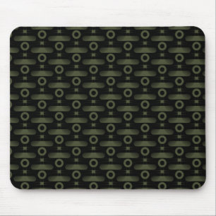 Mousepad abstrato Ultramodern, verde azeitona