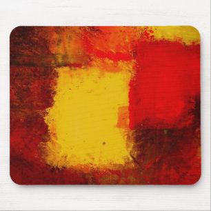 Mousepad Abstrato vermelho do amarelo