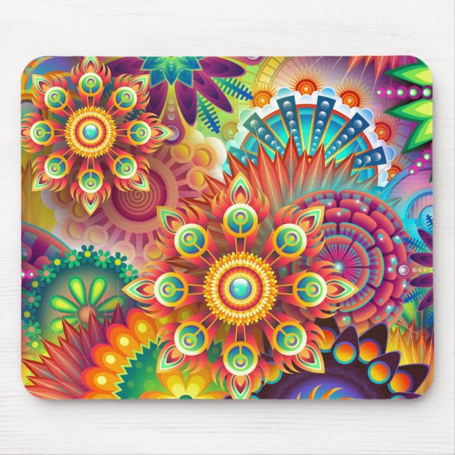 Mousepad Abstrato vibrante (Frente)