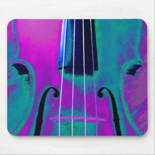 Mousepad Abstrato Violin Purple e Teal