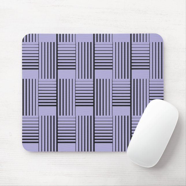 Mousepad Abstrato Weave Em Roxo (Com mouse)