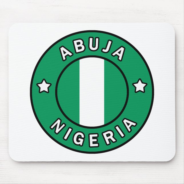 Mousepad Abuja Nigéria (Frente)