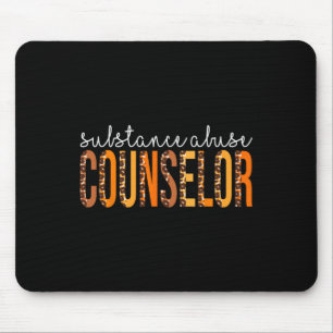 Mousepad Abuso de Substâncias Conselheiro do Leopardo Cai n
