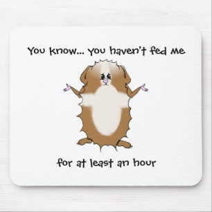 Mousepad Abyssinian Guiné Pig Sayings