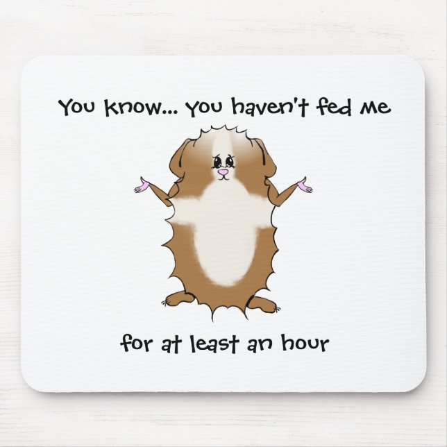 Mousepad Abyssinian Guiné Pig Sayings (Frente)